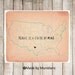 Texas is a state of mind ( custom state) Typography Art Print - 8x10 print