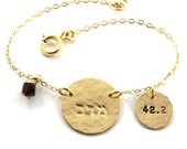 SariGlassman - Personalized Marathon Bracelet - Marathon - 14k Gold-filled