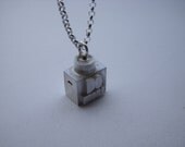 CrossFit "Do More" Box Jump, Plyo Box with Bumper Plates Charm Necklace - Fitness, Workout, Sports