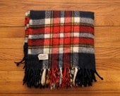 vintage Faribo wool throw blanket