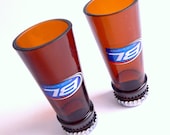 Bud Light Beer Bottle Shot Glasses Set of 2