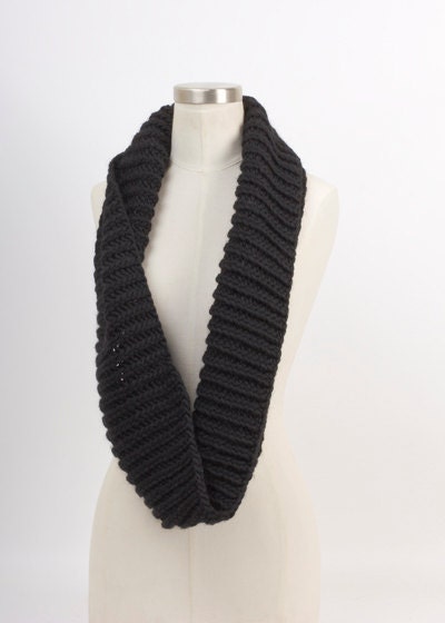 LEAH Hand Knit Soft Wool Infinity Scarf