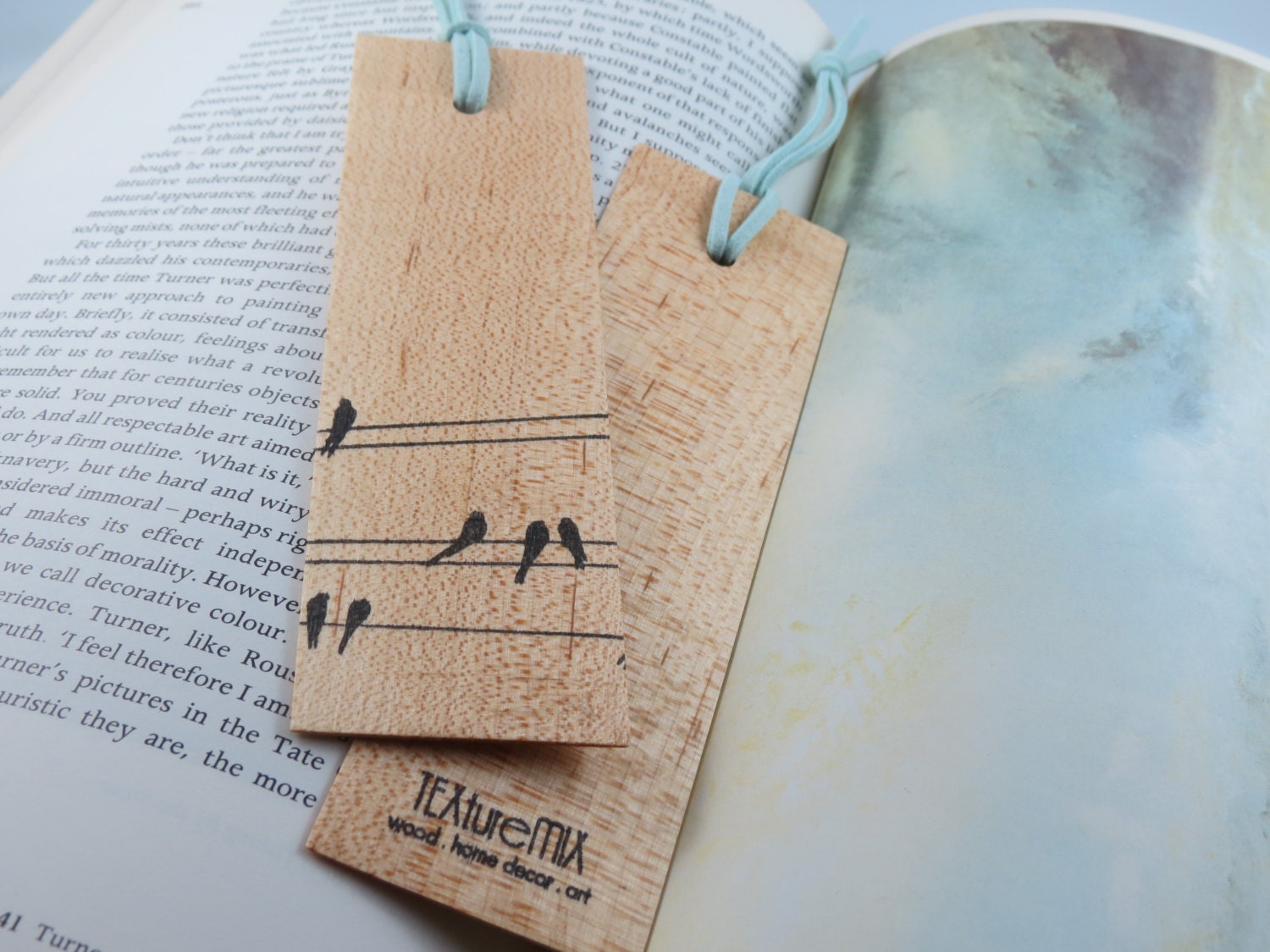 Wood, Bird, Graphic, Bookmark: Wedding Favor, Bridal Shower Favor, Baby Shower Favor, Party Favor, Favor, Gift