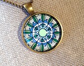Creativity Hex Sign Pendant Necklace