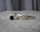 Spoon Bracelet - Sterling Silver - Etched - Sterling Spoon Bracelet -  Antique Silver Spoons - Japanese 950 Sterling Demitasse/Coffee Spoons