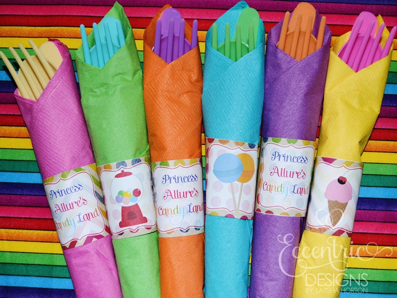 Candyland Collection - Printable Napkin Wraps Il_170x135