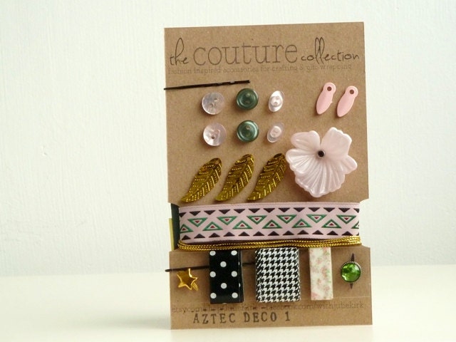 Aztec Deco 1 - The Couture Collection - embellishment kit