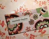 LUXE  Sewn Border Personalized Labels for Fabric Envelopes