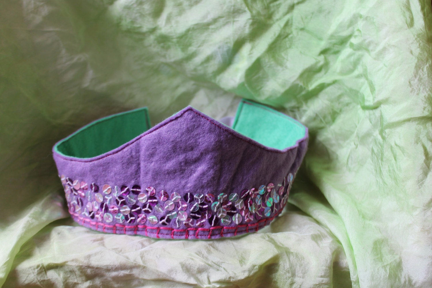 Felt Sequin Crown