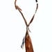 Tribal Necklace Lambskin Braided Tie Lariat