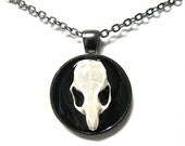 Steampunk Necklace with Animal Skull  by:Mechanique Steampunk