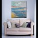 Other coast - FREE SHIPPING - Large Original Oil Painting Canvas Palette Knife - ready to hang  impasto painting SOLOMOON