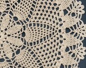 Christmas gift, Crochet doily, lace doily, table decoration, crocheted place mat, doily tablecloth, table runner, napkin, cream
