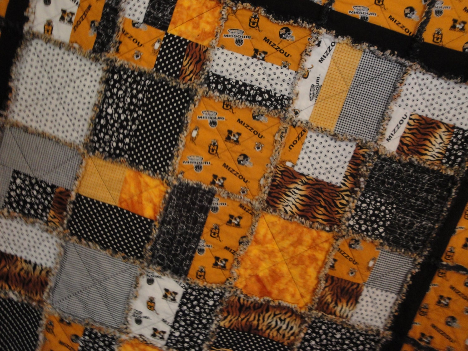 Mizzou School Spirit Quilt - Go Tigers