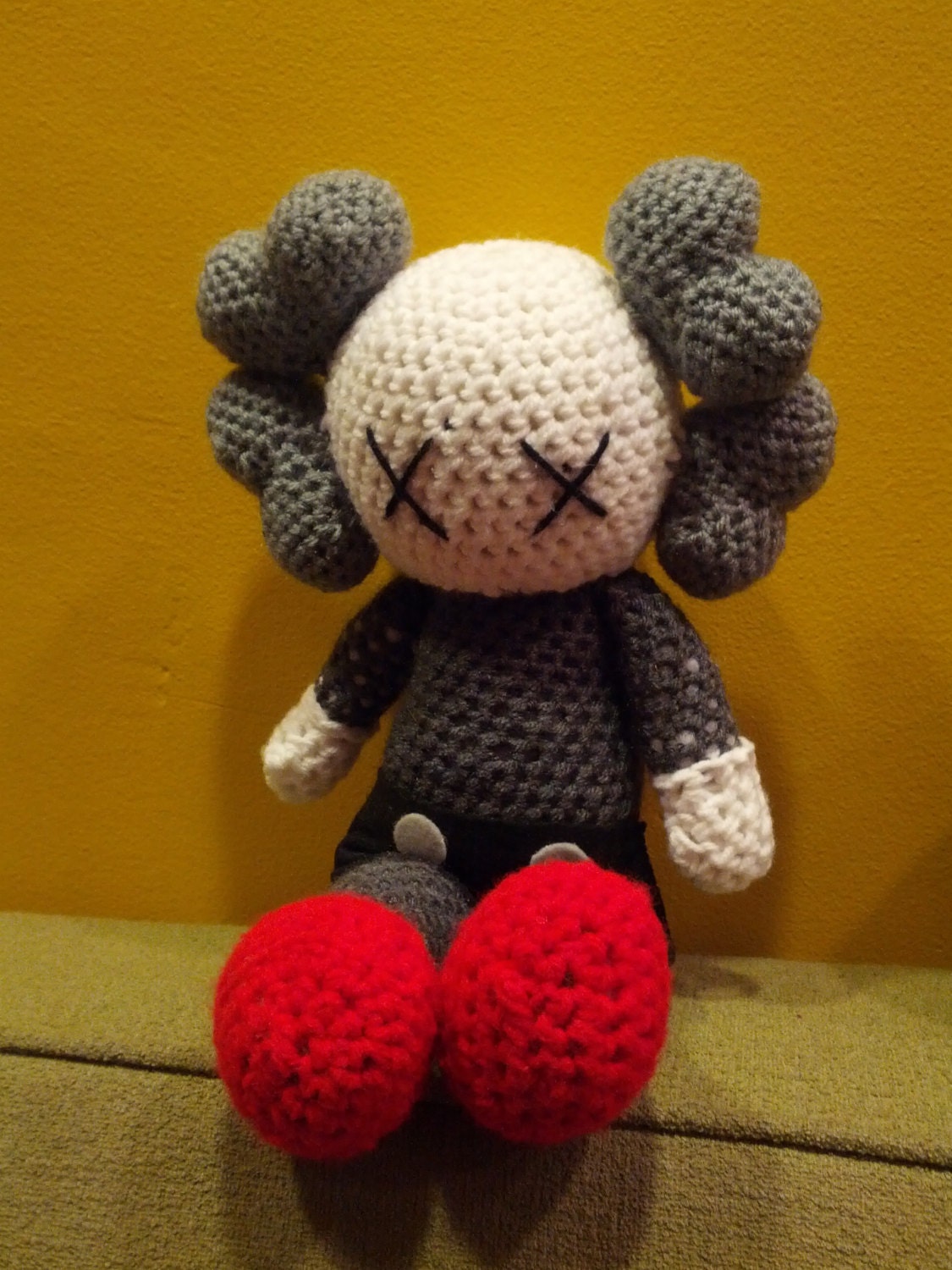 Custom Crochet Kaws doll