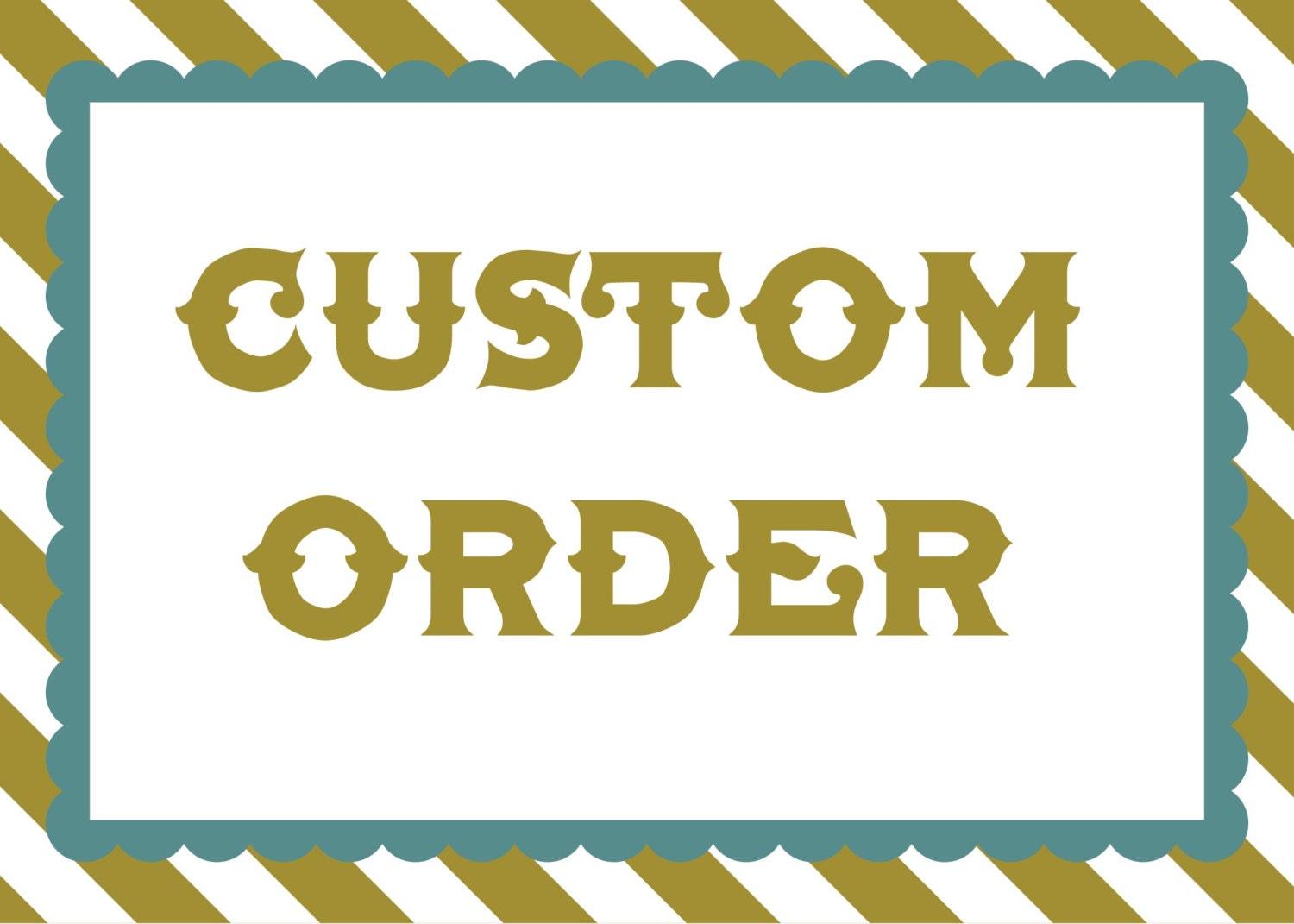 Custom Order for Leah Niewman