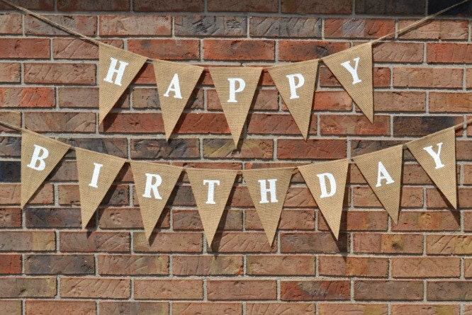 Birthday Banner  ..   Adult Birthday   ...   Happy birthday