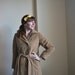 50s Tan Camel Hair Coat - NY Designer Coat - Gorgeous Saks Fifth Avenue 50s 60s Camel Hair Coat
