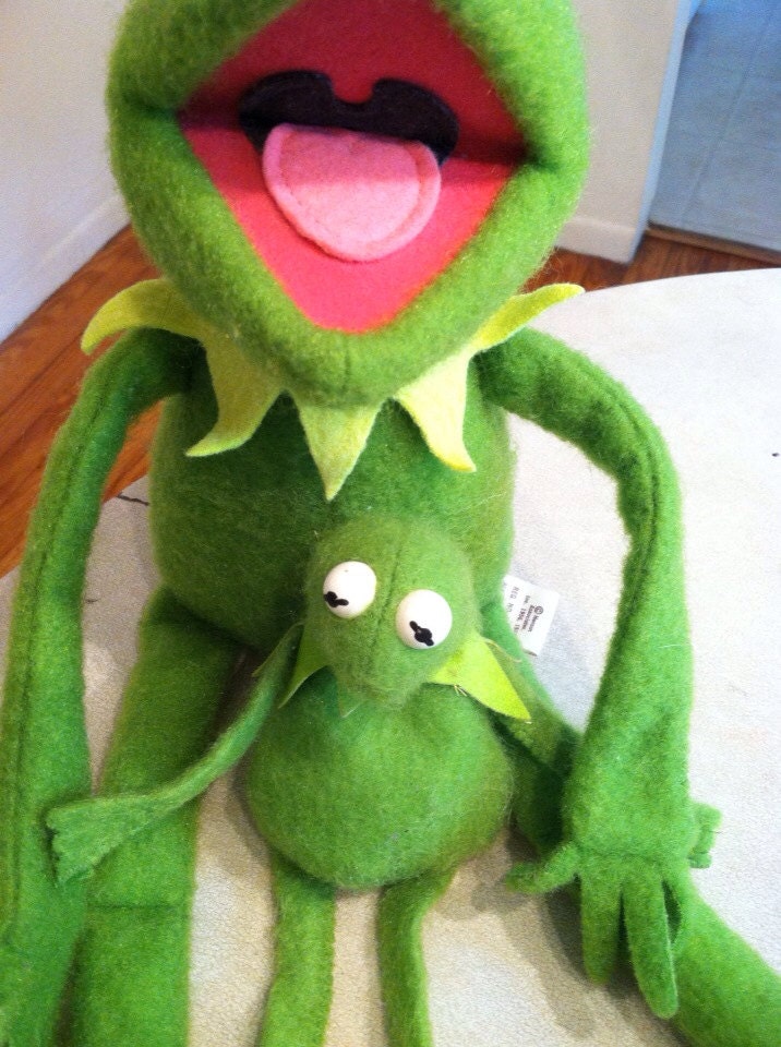Rare 864 fisher price Kermit the frog with lg 850 set