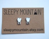 Teeth Earrings - Molars - Tooth Stud Earrings