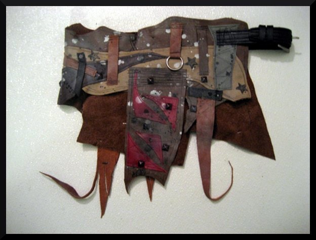 Tribal Road Warrior Leather Utility Wrap
