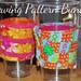 Coffee Cup Cozy Sleeve Sewing Pattern Bundle - 3 Strip-Piece Cozy Designs
