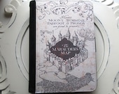 Harry Potter Inspired The Marauders Map Binder Case journal diary organizer calendar - Moony wormtail padfoot & prongs