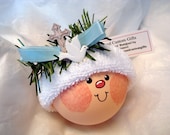 Baptism Christening Ornament Christmas Tree Bulb Personalized