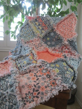Silent Cinema.....A Baby/Toddler Rag Quilt