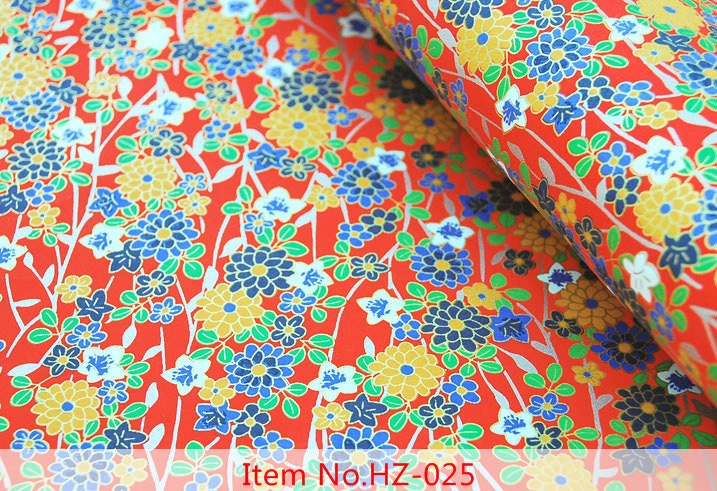 40% discount 23x17 inch (58x42cm) yuzen chiyogami paper sheet HZ-025  yuzen chiyogami paper for Japanese/Japan