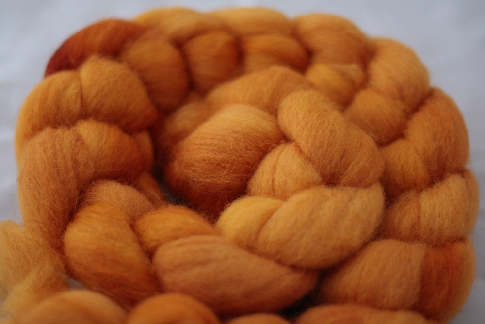 Handdyed 100% Cheviot for spinning