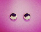 Vintage Yin Yang Earrings