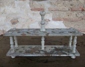 French Vintage Wooden Desk Organizer