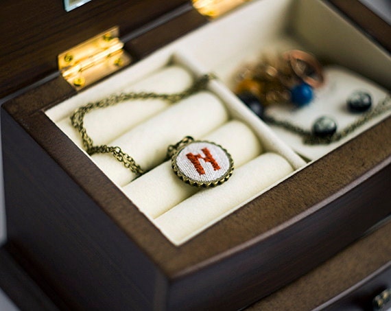 Initial jewelry - Personalized Monogram necklace - Initial necklace - Bridesmaids jewelry