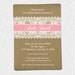 Burlap and Lace Bridal Shower Invitation, Rustic, Pick Your Accent Color, Custom, Printable DIY Digital File