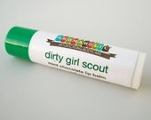 Dirty Girl Scout lip balm - mint chocolate flavored lip balm