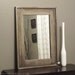 Bathroom Mirror Wood Distressed Driftwood Weathered Taupe