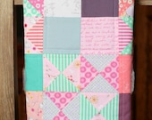Patchwork Baby Girl Quilt - Posy
