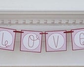 Valentine's Day Love Banner for Birthday or Shower - Made to Order Il_170x135