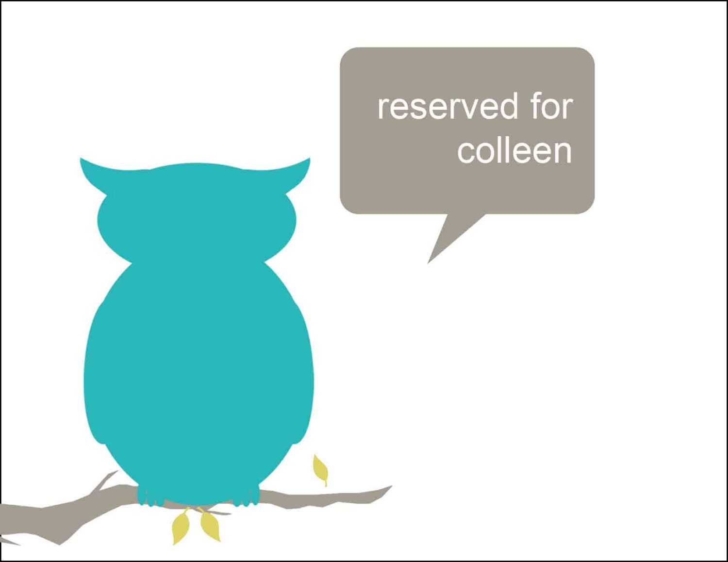 Reserved Listing or Colleen