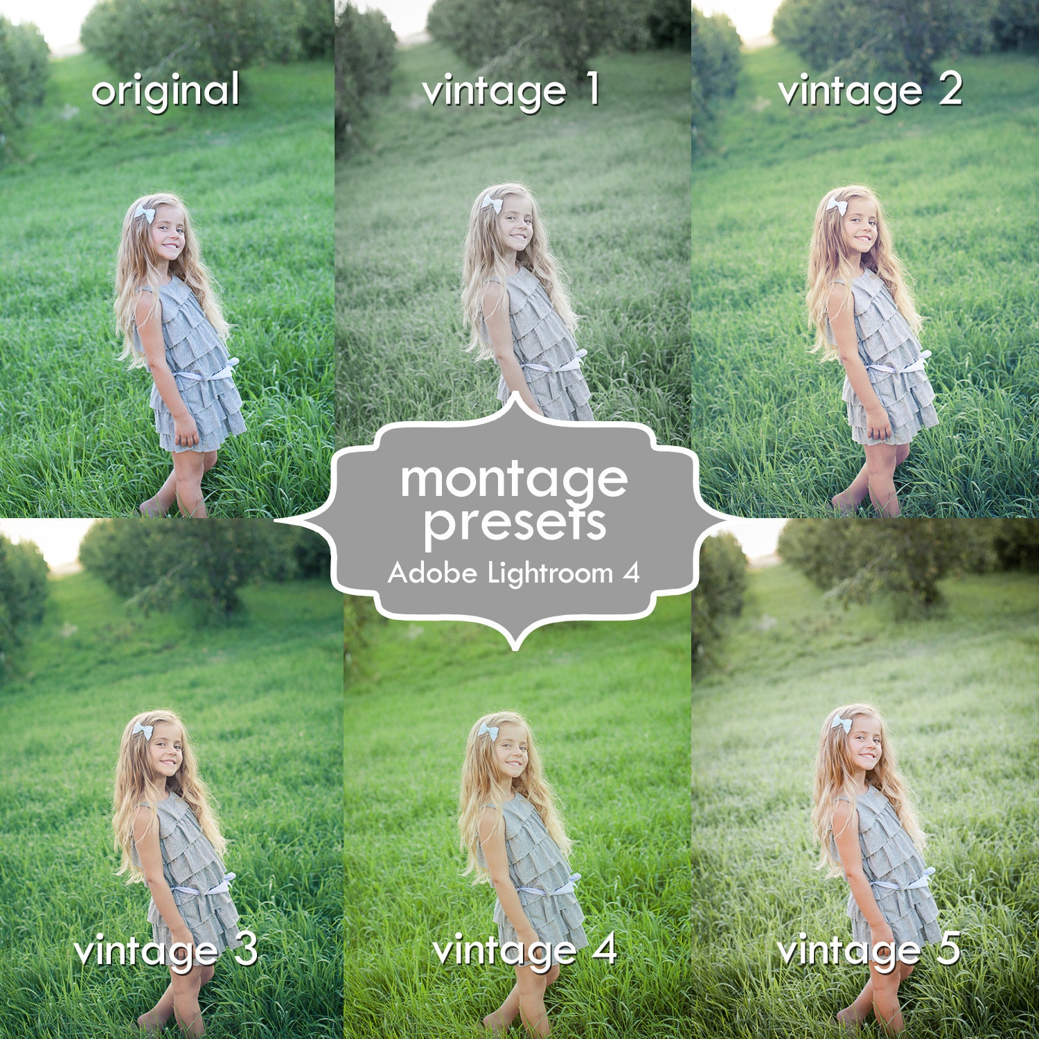 Vintage Presets for Lightroom 4 - set of 5