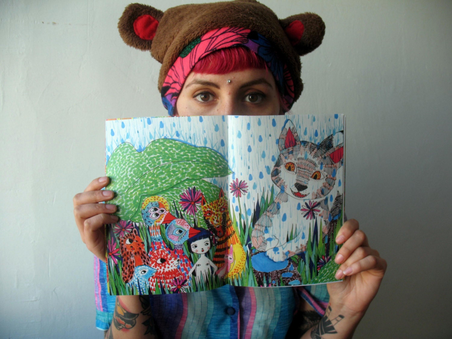 Soyalegato TECHNICOLOR CHAOS illustration Zine
