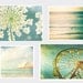 Large Wall Set, Four Individual Prints, Savings, Two 11x14 and Two 12x12 prints, Fine Art Photography, Cottage Light Studio