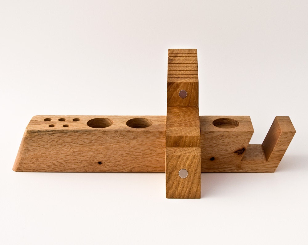 Large Desk Organizer Wood Office Organizer Desk Storage AUGUST