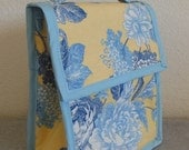 Insulated Lunch Bag - Blue Floral