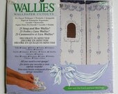 Wallies Wallpaper Cut-outs, 12072 - 25 Swag and Bow Pre Pasted Die Cuts - Paper Crafts Scrapbooking Stickers - DIY Home Decor Update