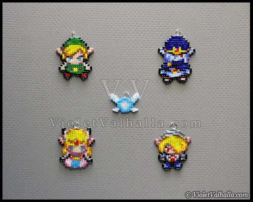 Bead Charms - The Legend of Zelda