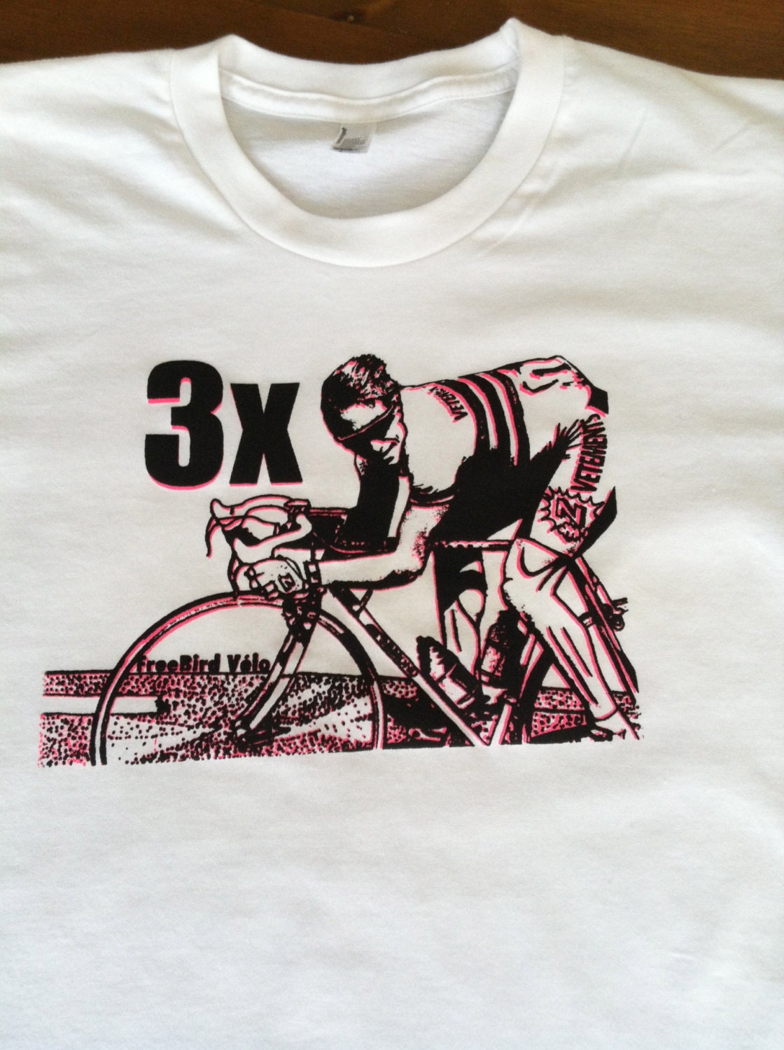 SMALL UNISEX Hot Pink Greg Lemond Tee