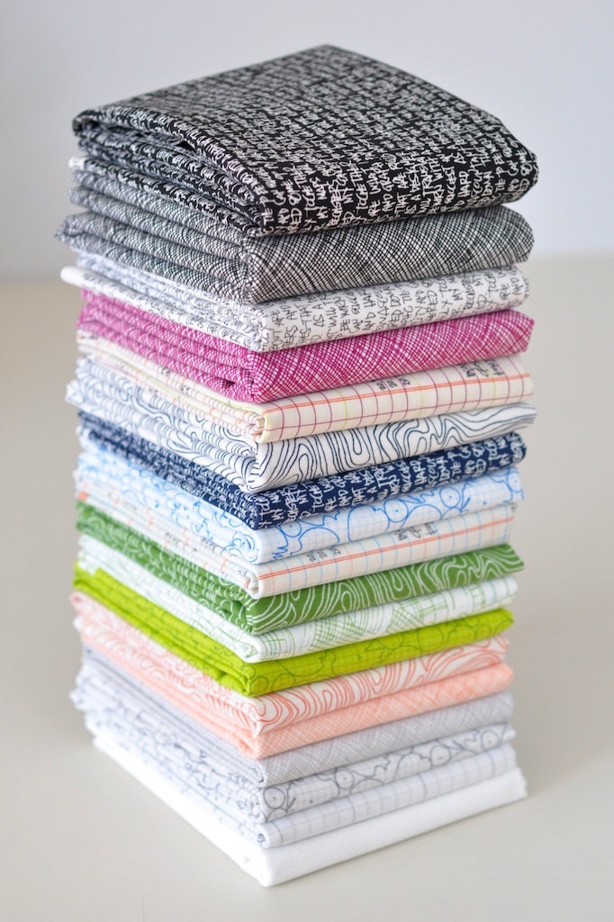 Architextures Fat Quarter Bundle of 17 by Carolyn Friedlander