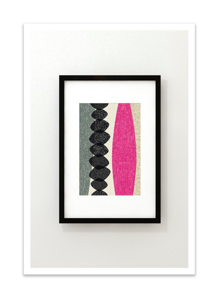 CHRYSALIS no.47 - Giclee Print - Mid Century Modern Modernist Abstract Eames